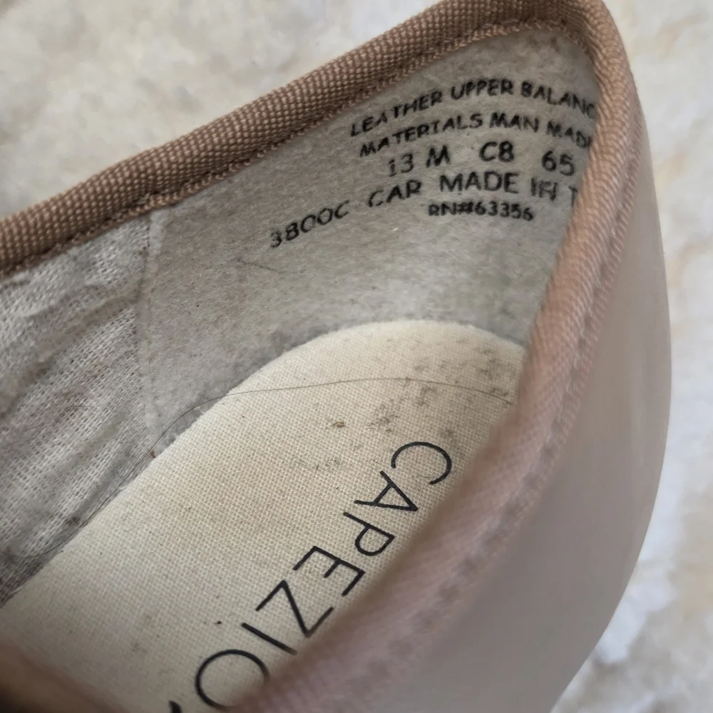 Capezio Girls Tan Mary Jane Tap Shoes Size 13M Tele Tone Tap